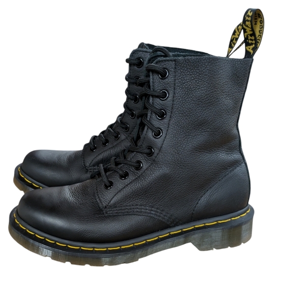 Dr. Martens Shoes - Dr. Martens 1460 Pascal Virginia Black Boots Size 8
